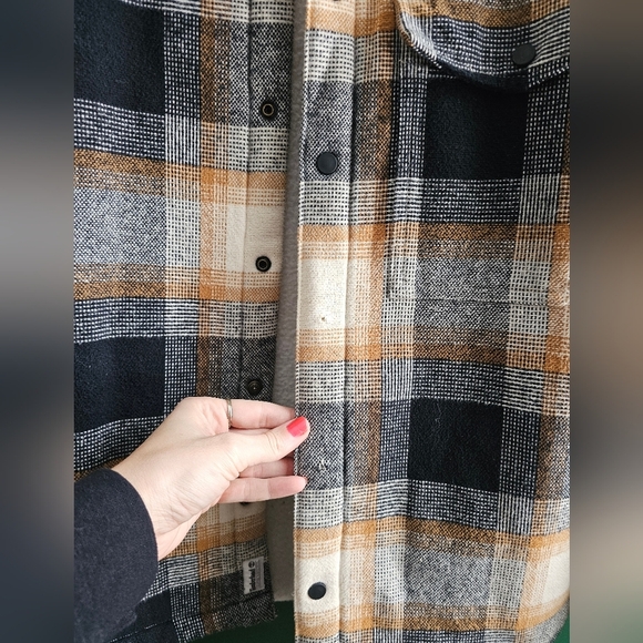 Timberland Insulated Buffalo shirt jacket in beige - Picture 7 of 15